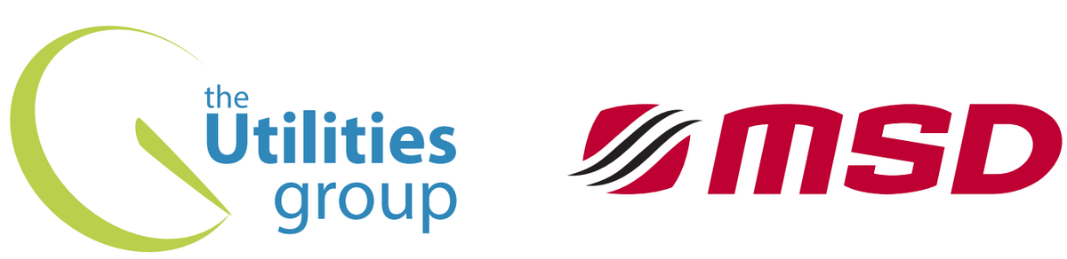 The Utilities Group and MSD logos